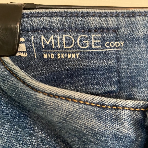 Raw Stretchy Skinny low/mid rise Tall Jeans - Picture 3 of 8